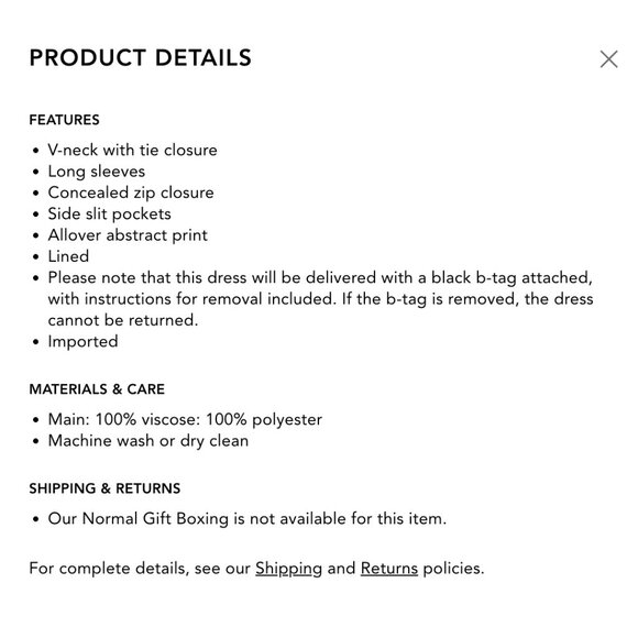 Reiss Rosa Abstract Print Dress - Picture 4 of 5